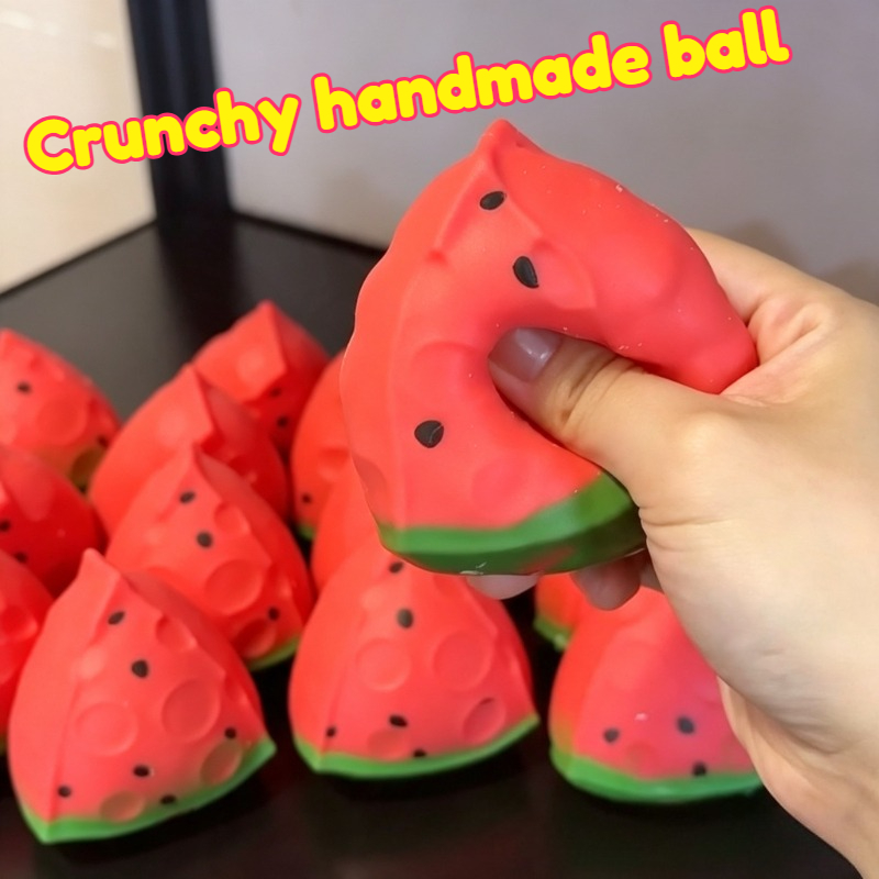 Party Games Crazy - Watermelon Stress Ball Crunchy Squeeze Ball