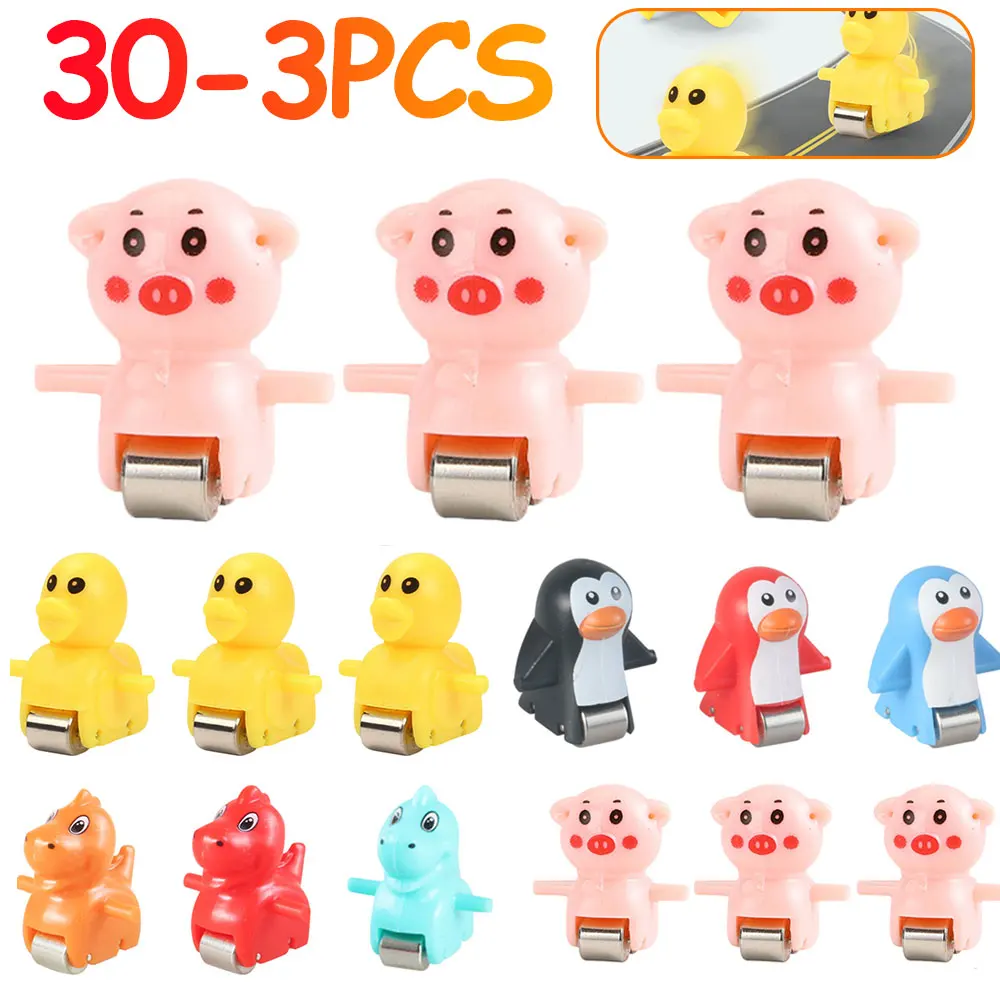 Ladder Toss Set - 3-30PCS Racing Car Train Toy Duck/Pig/Dinosaur/Penguin