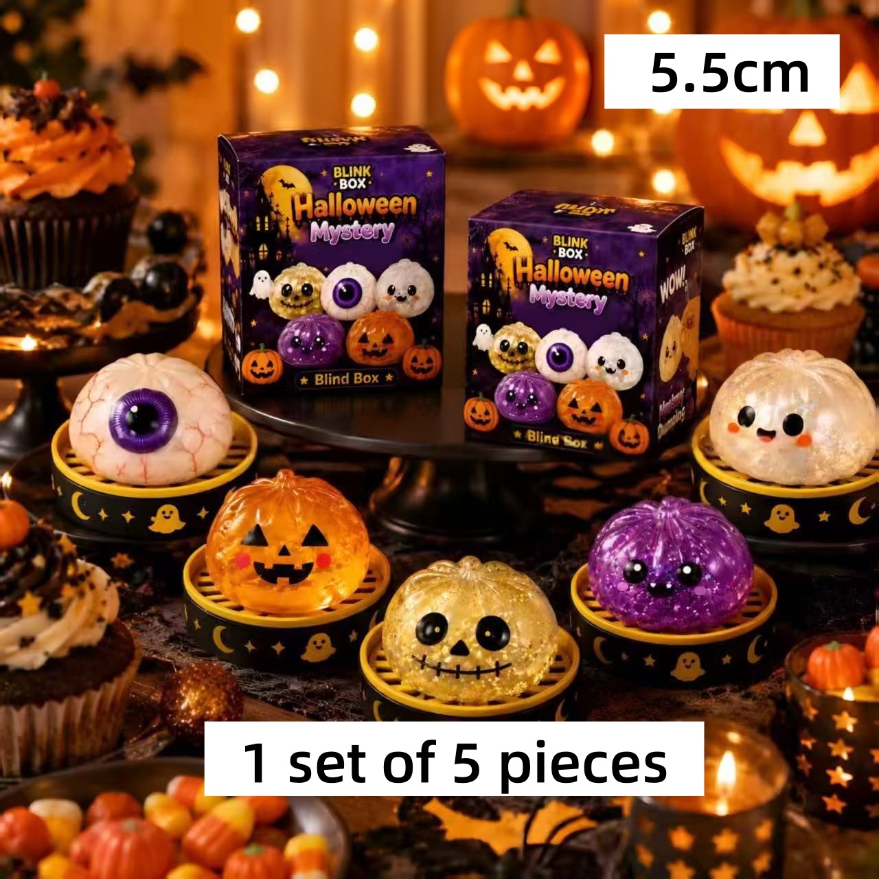Party Games Crazy - hot 5.5cm Halloween Ghost Pinch Music