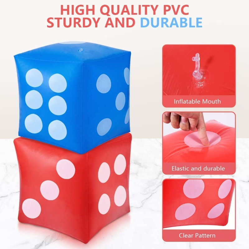 Giant PVC Inflatable Dice Game - Party Games Gamecube recension och pris