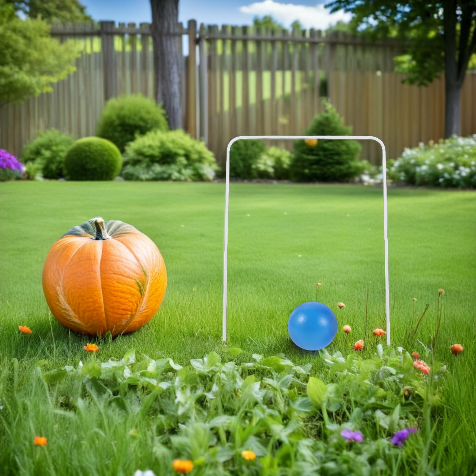 Kids Croquet Set with Wickets  - Croquet Set Lawn recension och pris