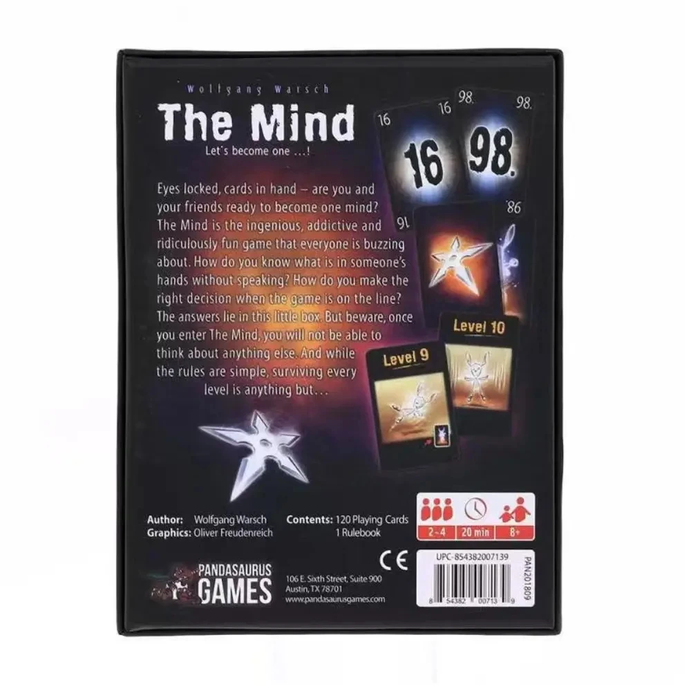 NEW The Mind Card Game Party P - Party Games Groups recension och pris