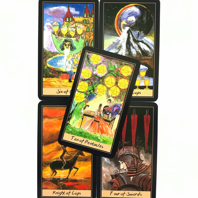 The Wheel of Fortune Tarot Car - Party Games Using Cards recension och pris