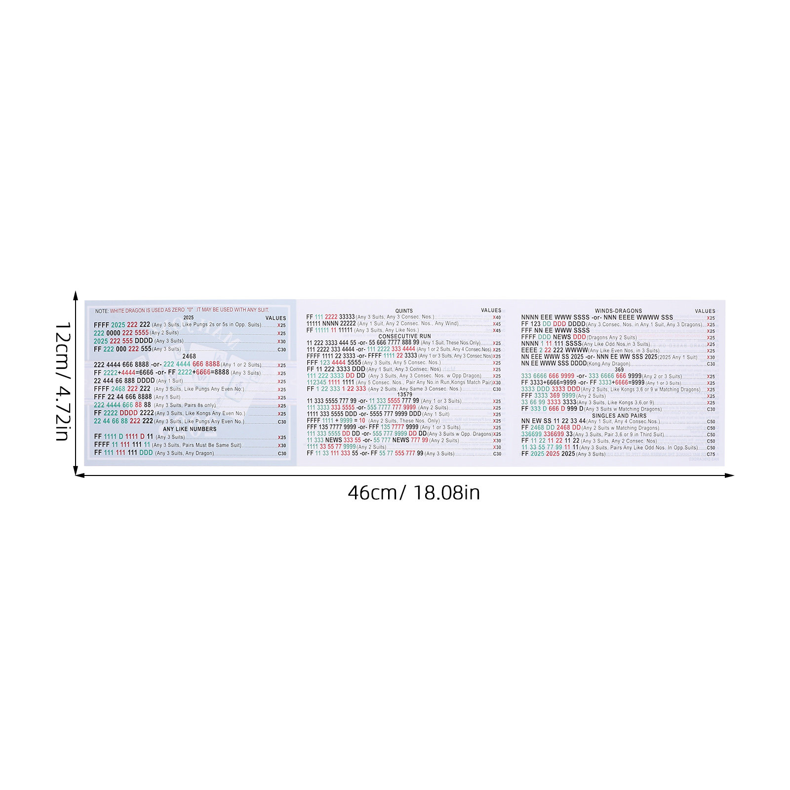 8pcs Score Cards Waterproof Ha - Party Games Using Cards recension och pris