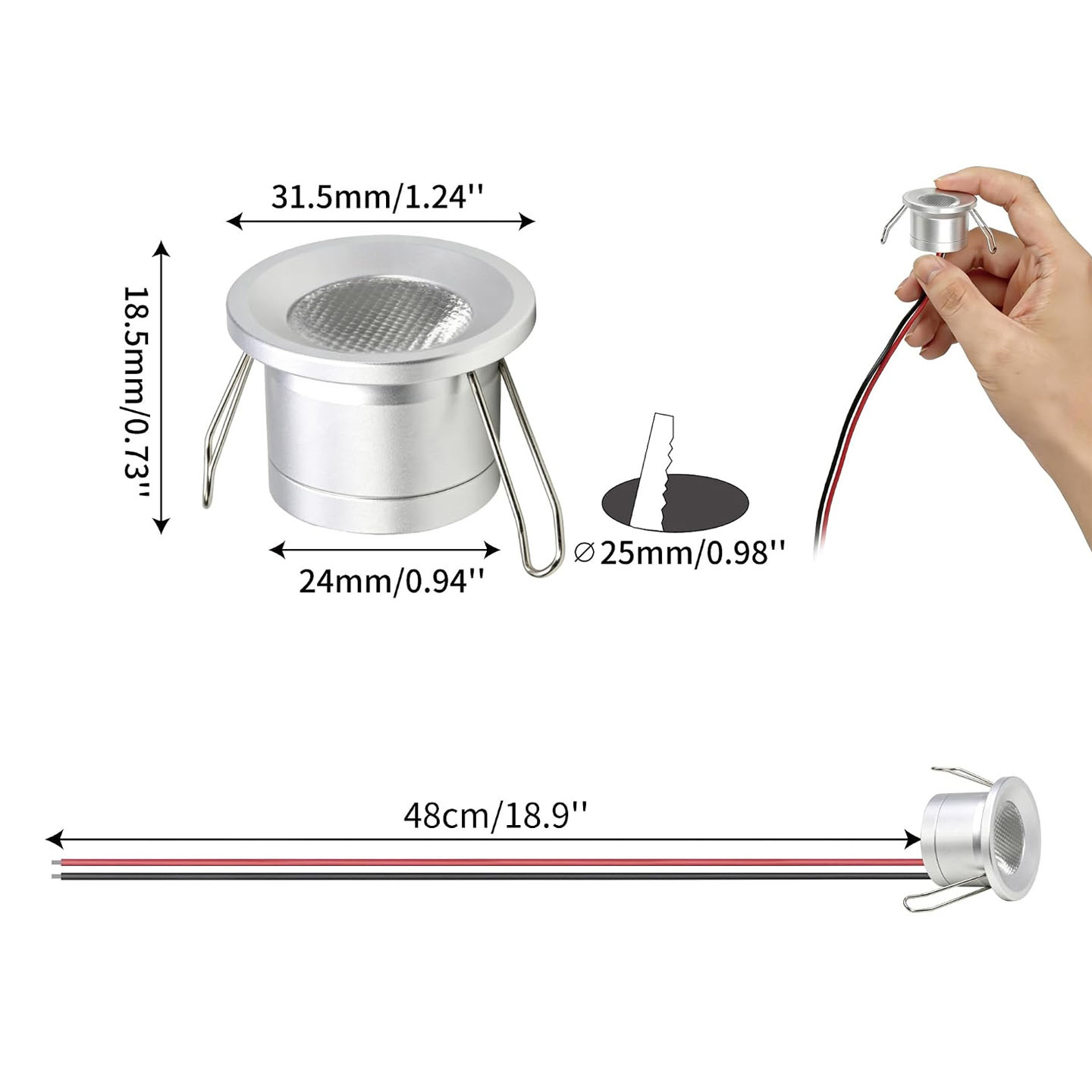 Mini LED Recessed Spotlight Se - Ladder Toss Set recension och pris