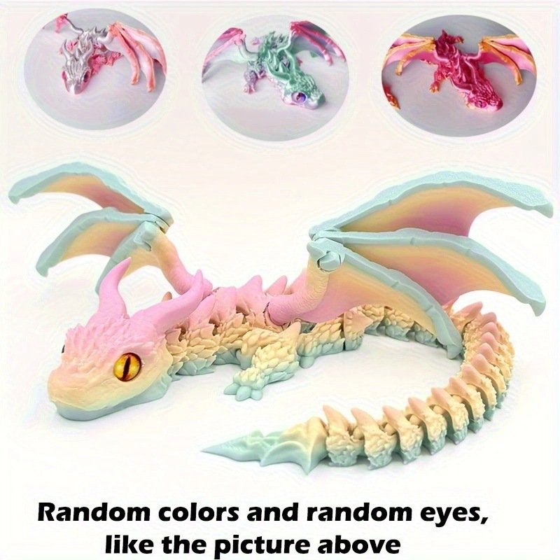 3D Printed Wyvern Dragon with  - Party Games Crazy recension och pris