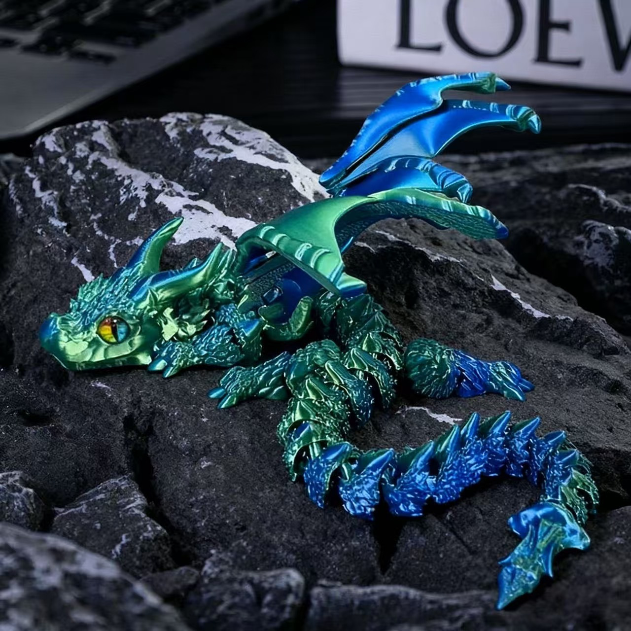 3D Printed Wyvern Dragon with  - Party Games Crazy recension och pris