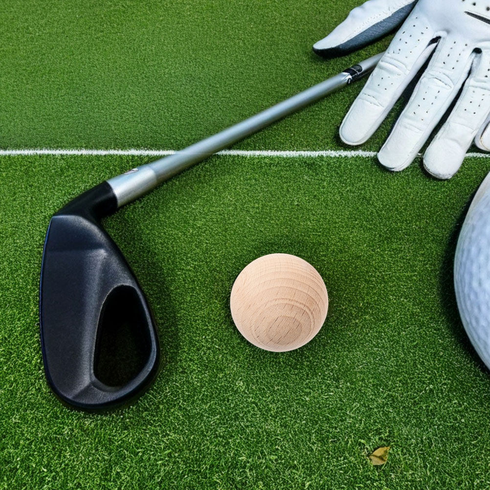 Wooden Croquet Ball Natural Ha - Croquet Set Lawn recension och pris
