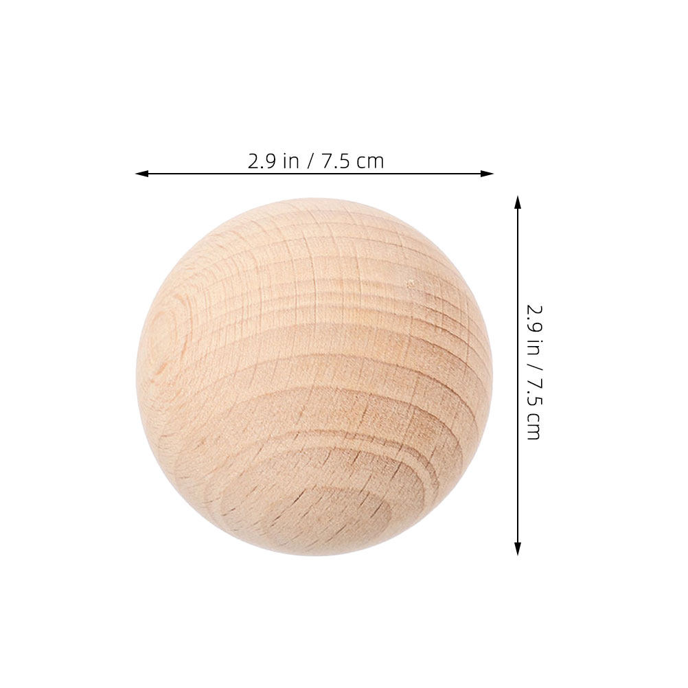 Wooden Croquet Ball Natural Ha - Croquet Set Lawn recension och pris