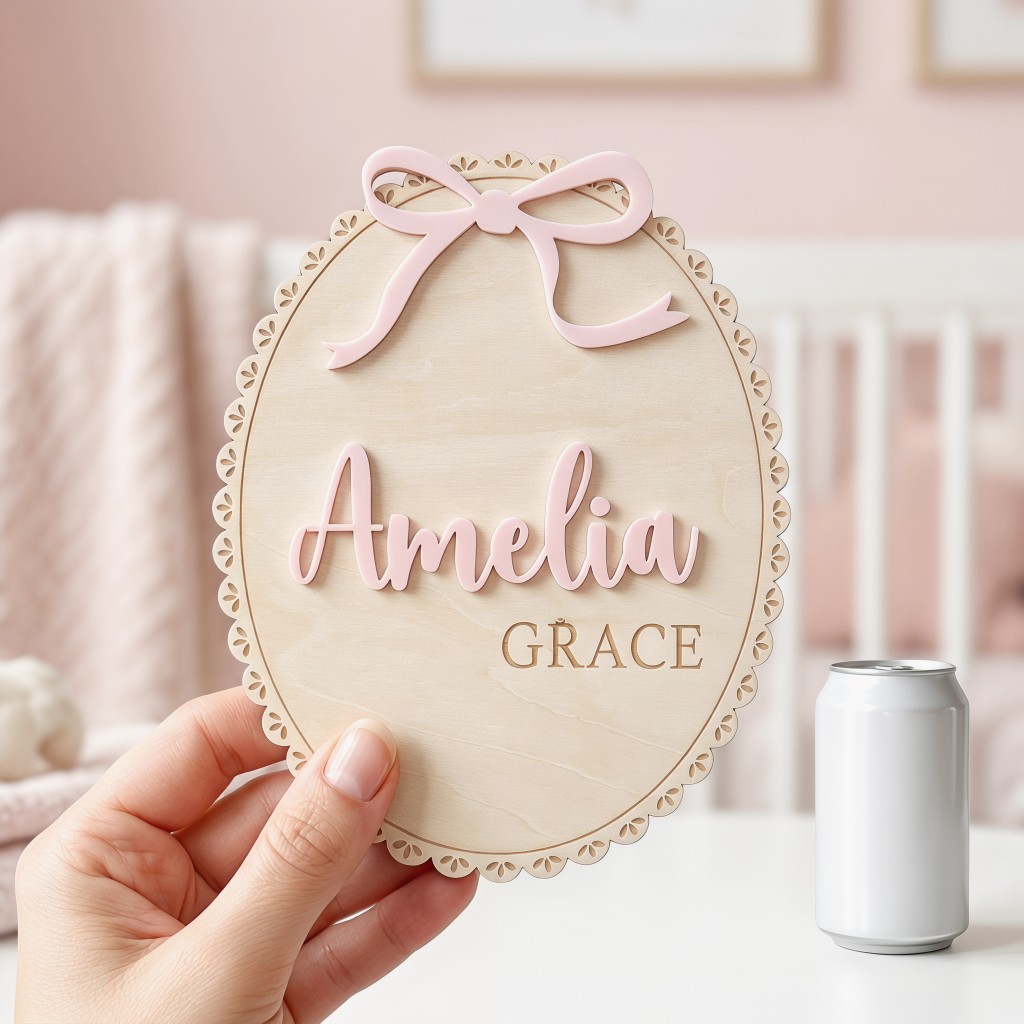 1Pc Custom Bow Lace Edge Baby  - Party Games Graduation recension och pris