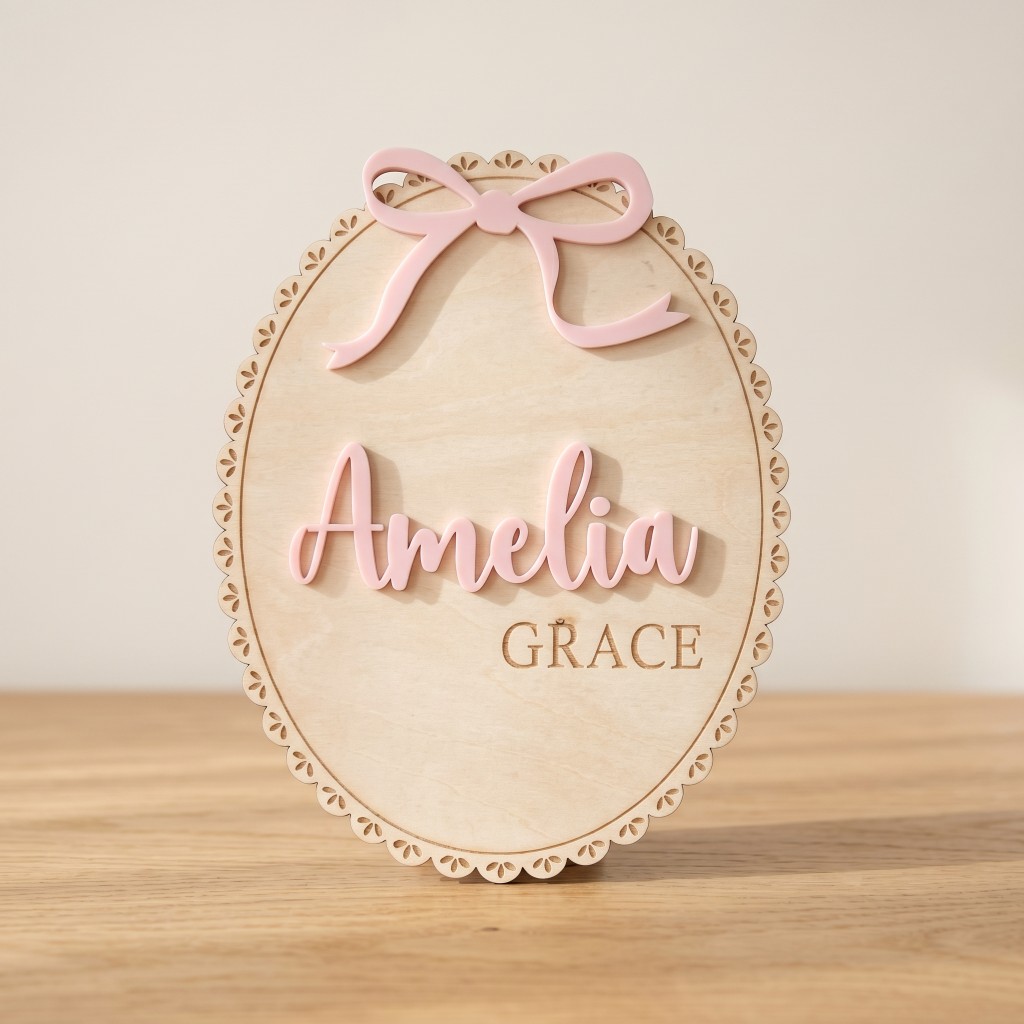 1Pc Custom Bow Lace Edge Baby  - Party Games Graduation recension och pris