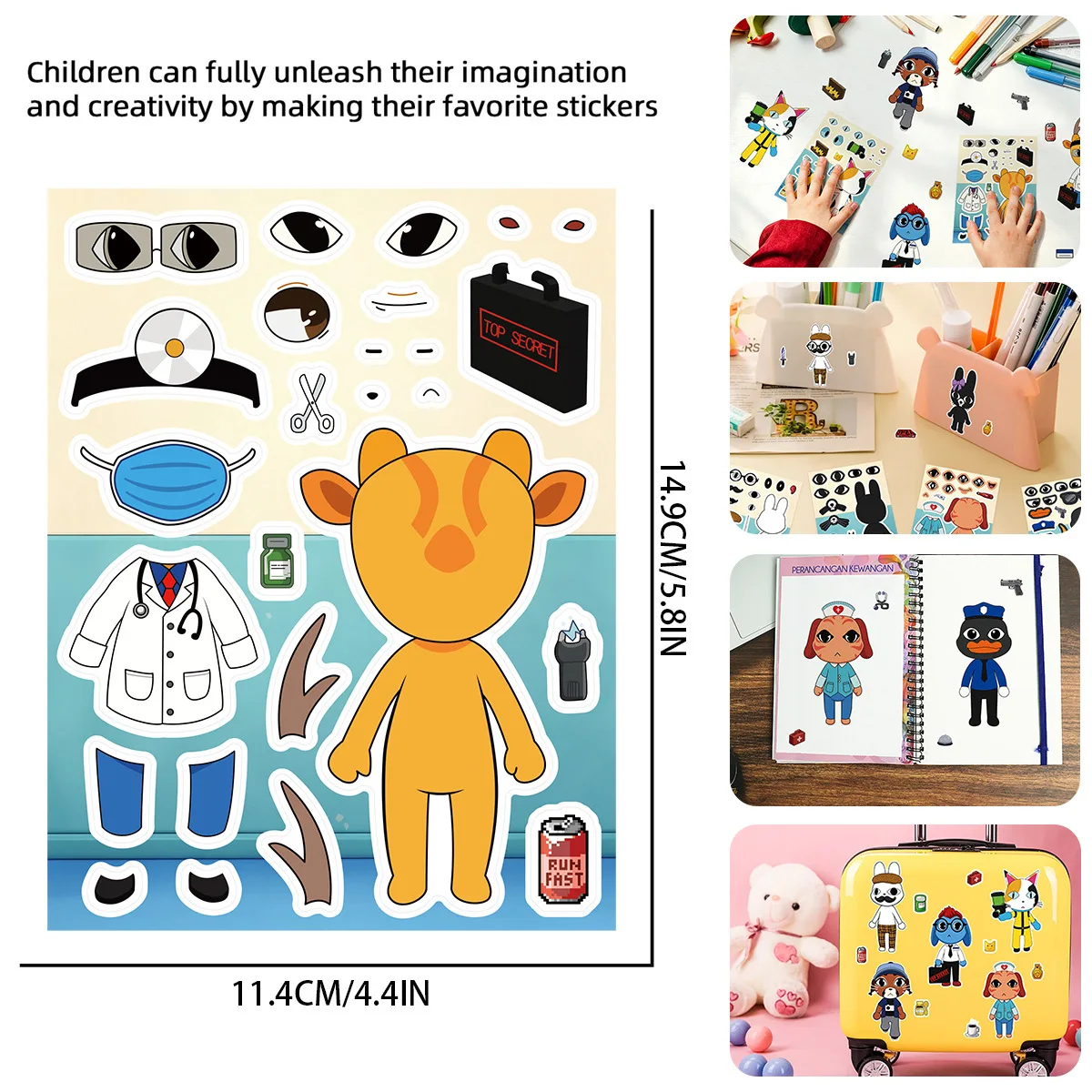 8Pcs/Set Animal Hospital Puzzl - Party Games Good recension och pris