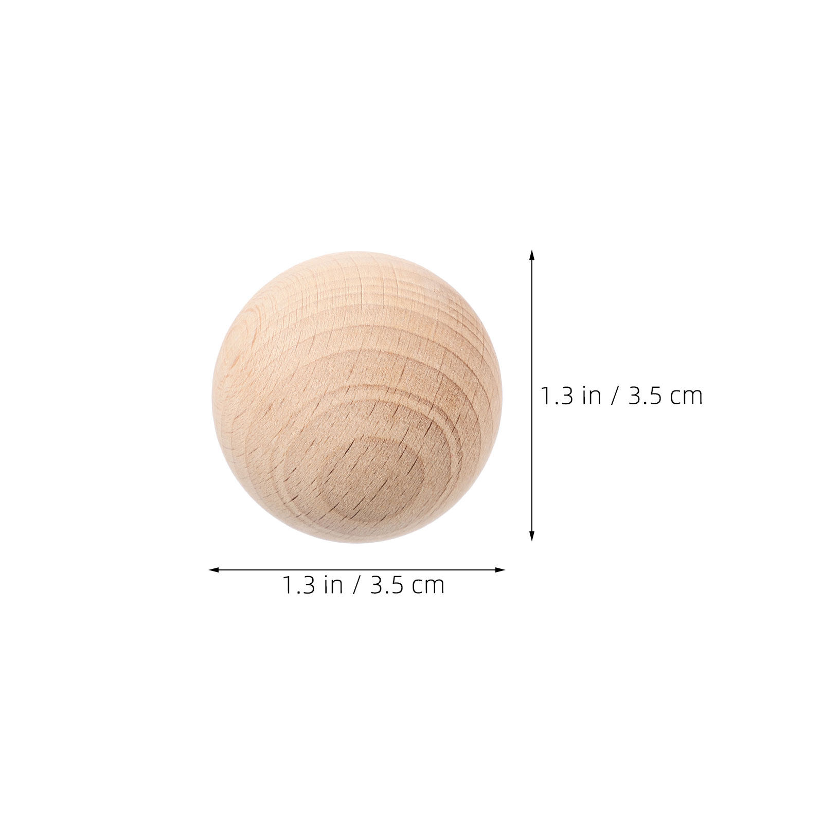 4Pcs Natural Wood Croquet Ball - Croquet Set Lawn recension och pris
