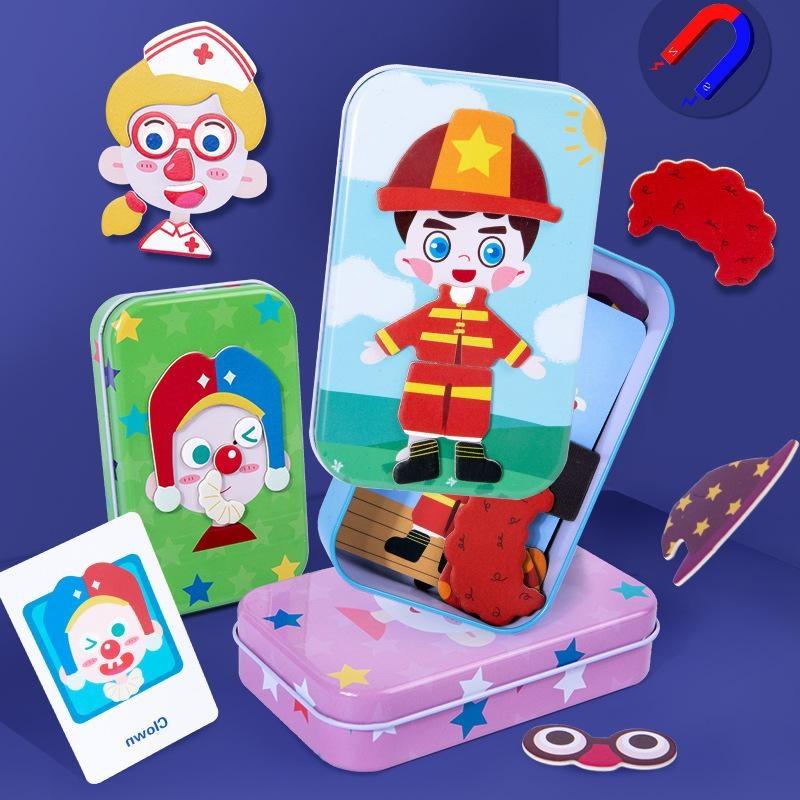 Magnetic Dress Up Puzzle Toys  - Party Games Gamecube recension och pris