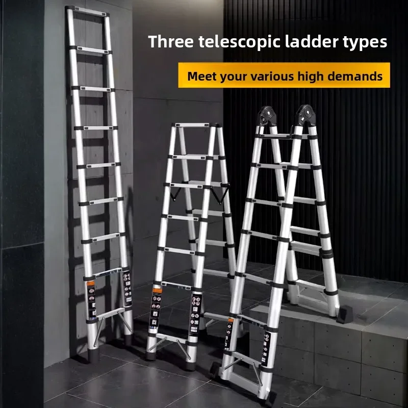 Telescopic ladder Aluminum all - Ladder Toss Set recension och pris